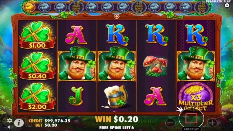 Clover Gold - Slot Game with bonus features.