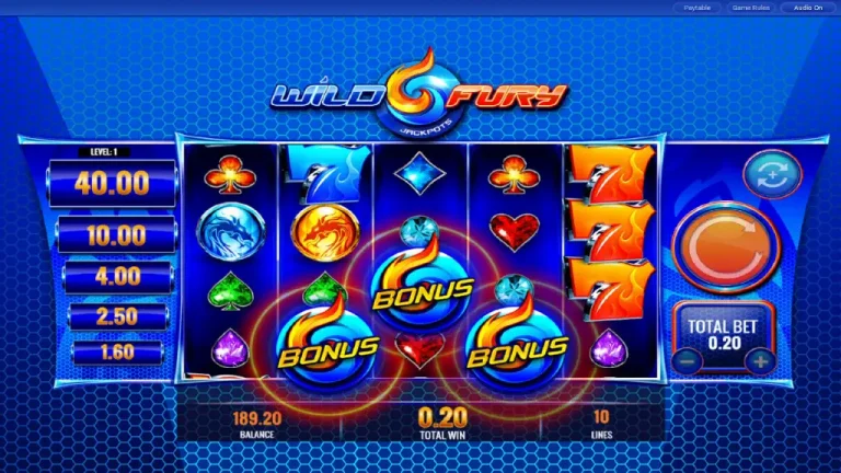 Wild Fury - Game Screenshot with Bonus Trigger